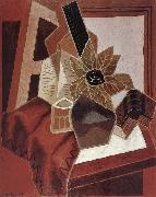Juan Gris The composition having rose oil painting reproduction
